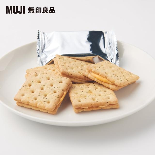 【MUJI 無印良品】奶油風味夾心餅乾/起司.2入x6袋