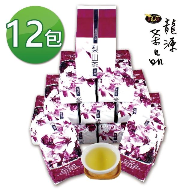 【龍源茶品】梨山嚴選嫩摘高冷高山茶葉12包組/無焙火(150g/包-共3斤/附提袋/烏龍茶葉/可茶几茶具冷泡茶)