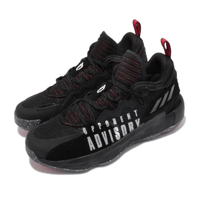 【adidas 愛迪達】籃球鞋 Dame 7 Extply GCA 男鞋 愛迪達 Lillard 明星款 避震 穿搭 黑紅(GV9872)