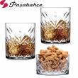 【Pasabahce】格紋威士忌杯345cc(享樂組2杯1皿組)