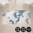 【好物良品】80x160cm_北歐長形無蹣加密工藝可機洗水晶法蘭絨防滑地毯地墊 客廳臥室沙發茶几墊
