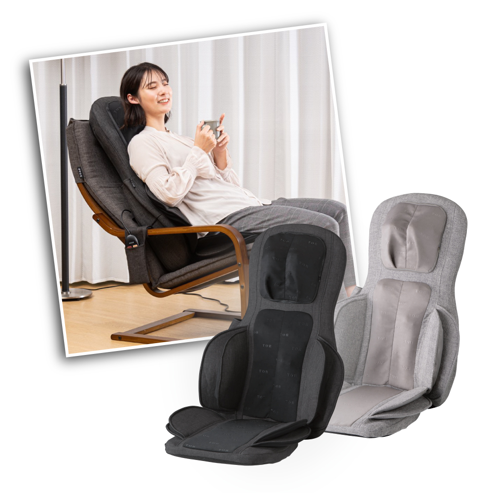 【日本ATEX官方旗艦館】TOR 頂級揉捶氣壓按摩椅墊AX-HPT221(按摩椅/按摩背墊/父親節禮物)