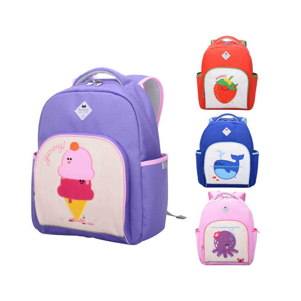 【BEATRIX NEW YORK】美國時尚簡約6-9歲小學生護脊椎減負擔書包2.0