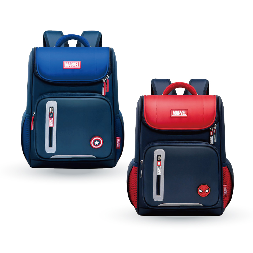 【優貝選】迪士尼Q萌愛莎公主&漫威英雄 輕量幼兒園/幼稚園書包 後背書包 A4不可放(平輸品)