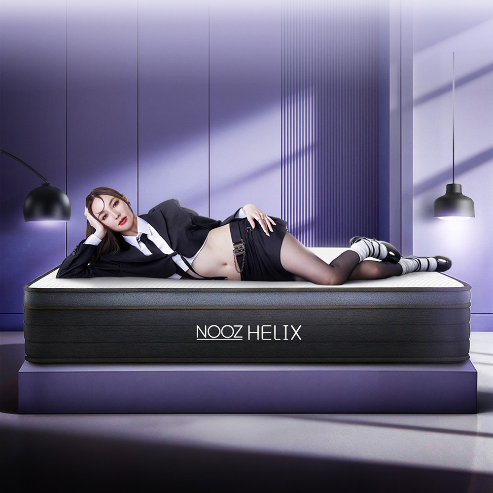 【Lunio】NoozHelix標準雙人5尺乳膠獨立筒床墊(英國工藝五星級飯店躺感 專為台灣人所打造 平價高CP值)