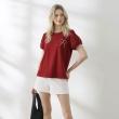YASA 蕾絲物語冰瓷棉上衣