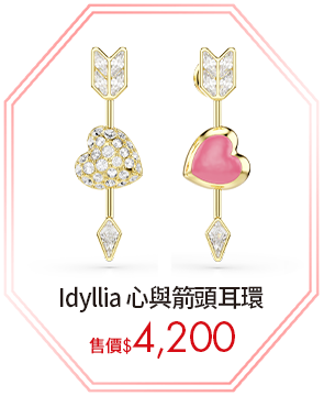Idyllia 心與箭頭耳環
