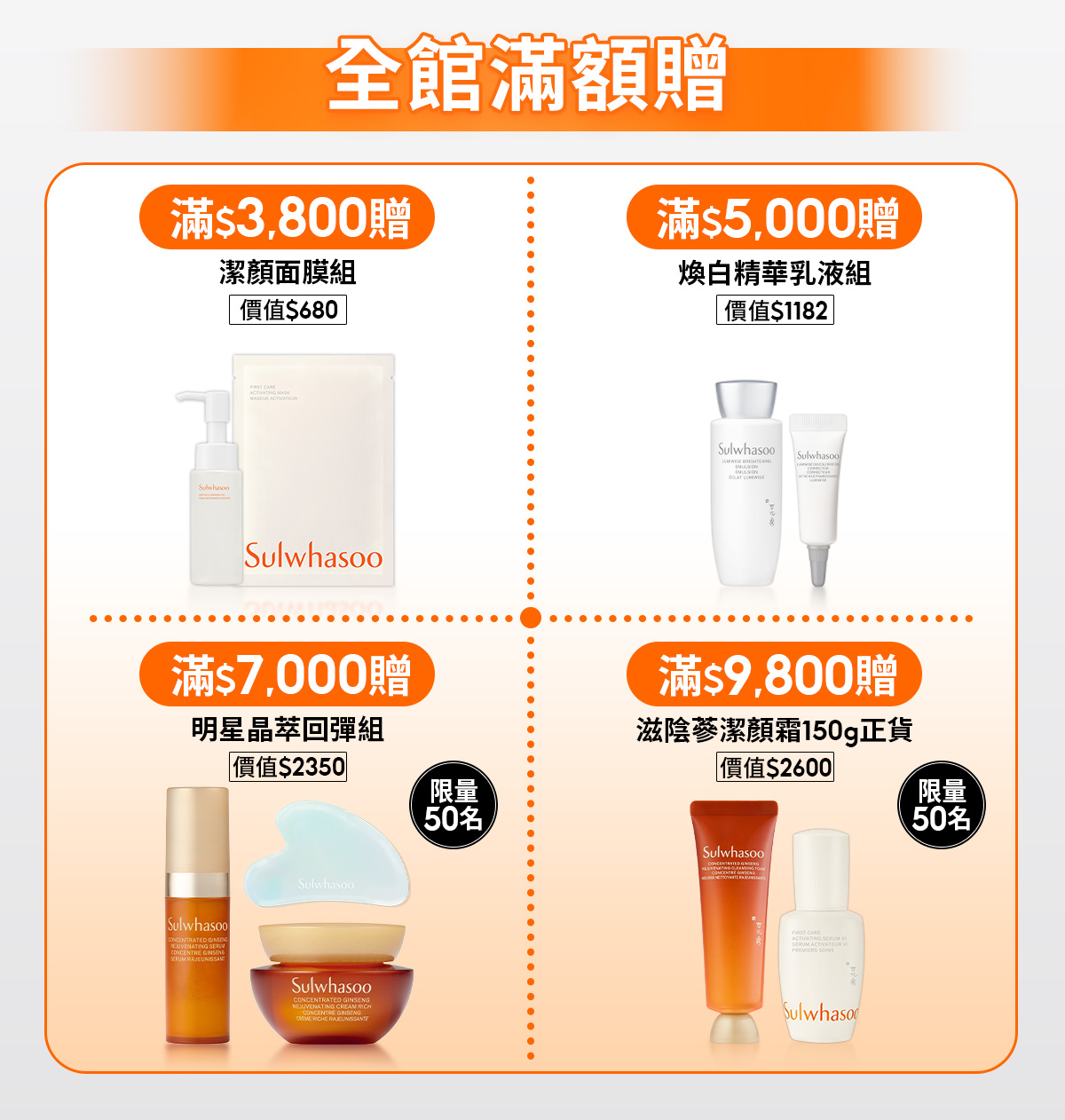 滿額贈