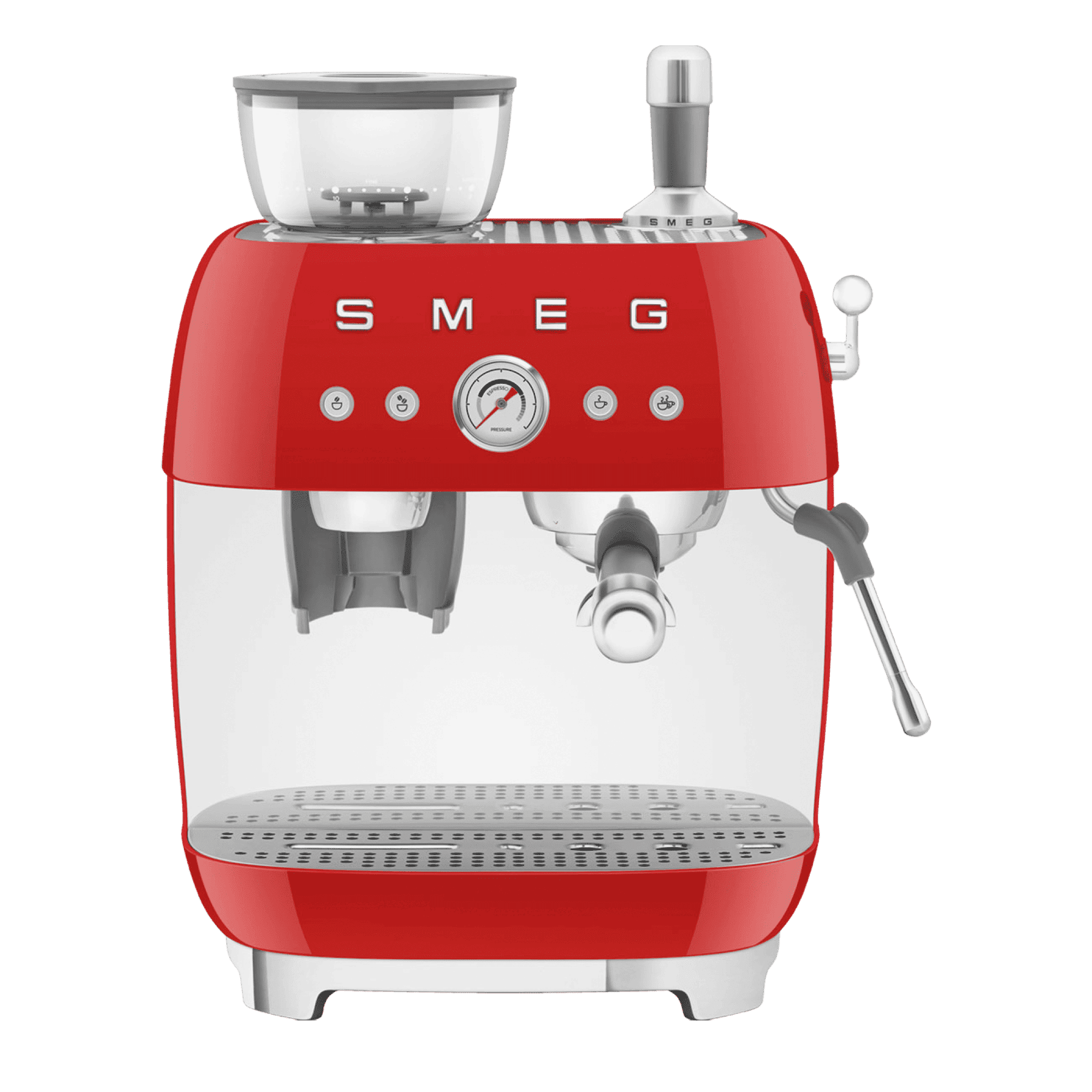 Smeg 咖啡機 紅色