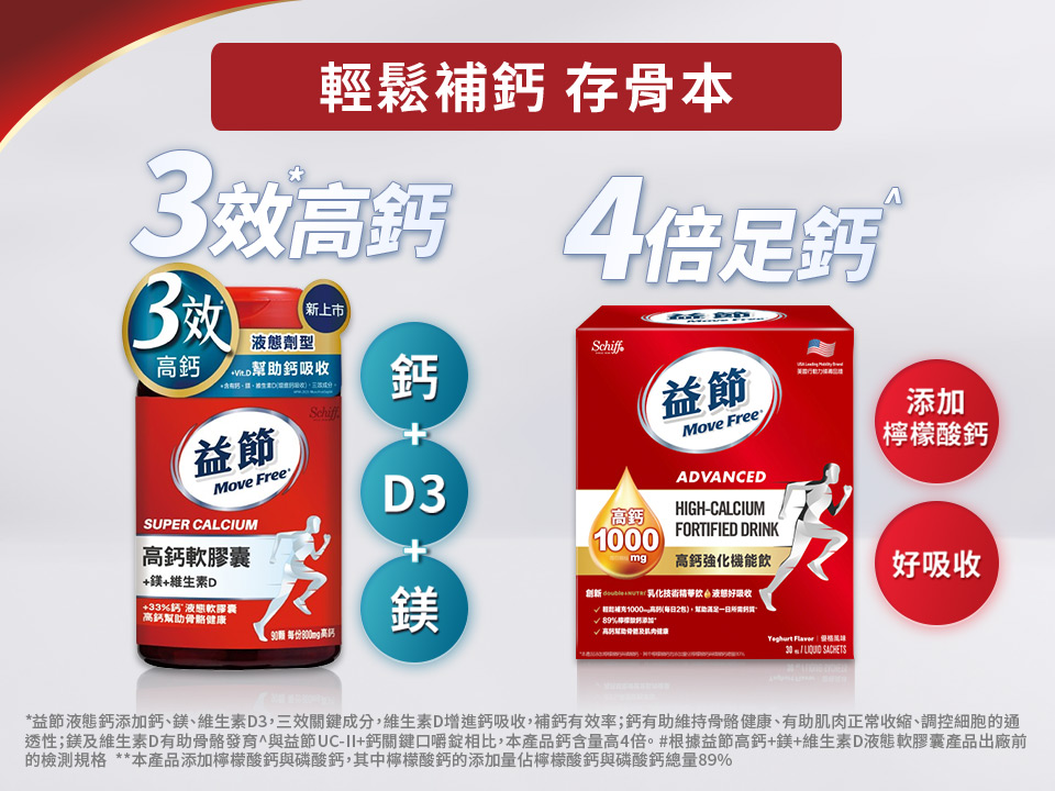 鈣的差異