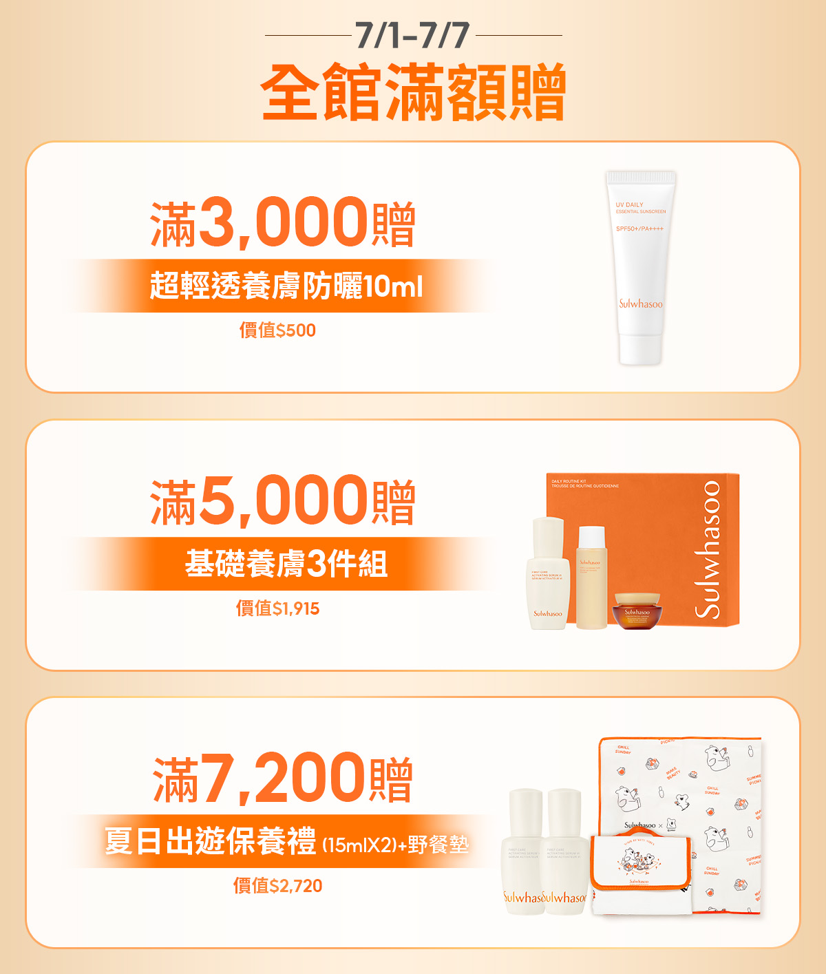 滿額贈