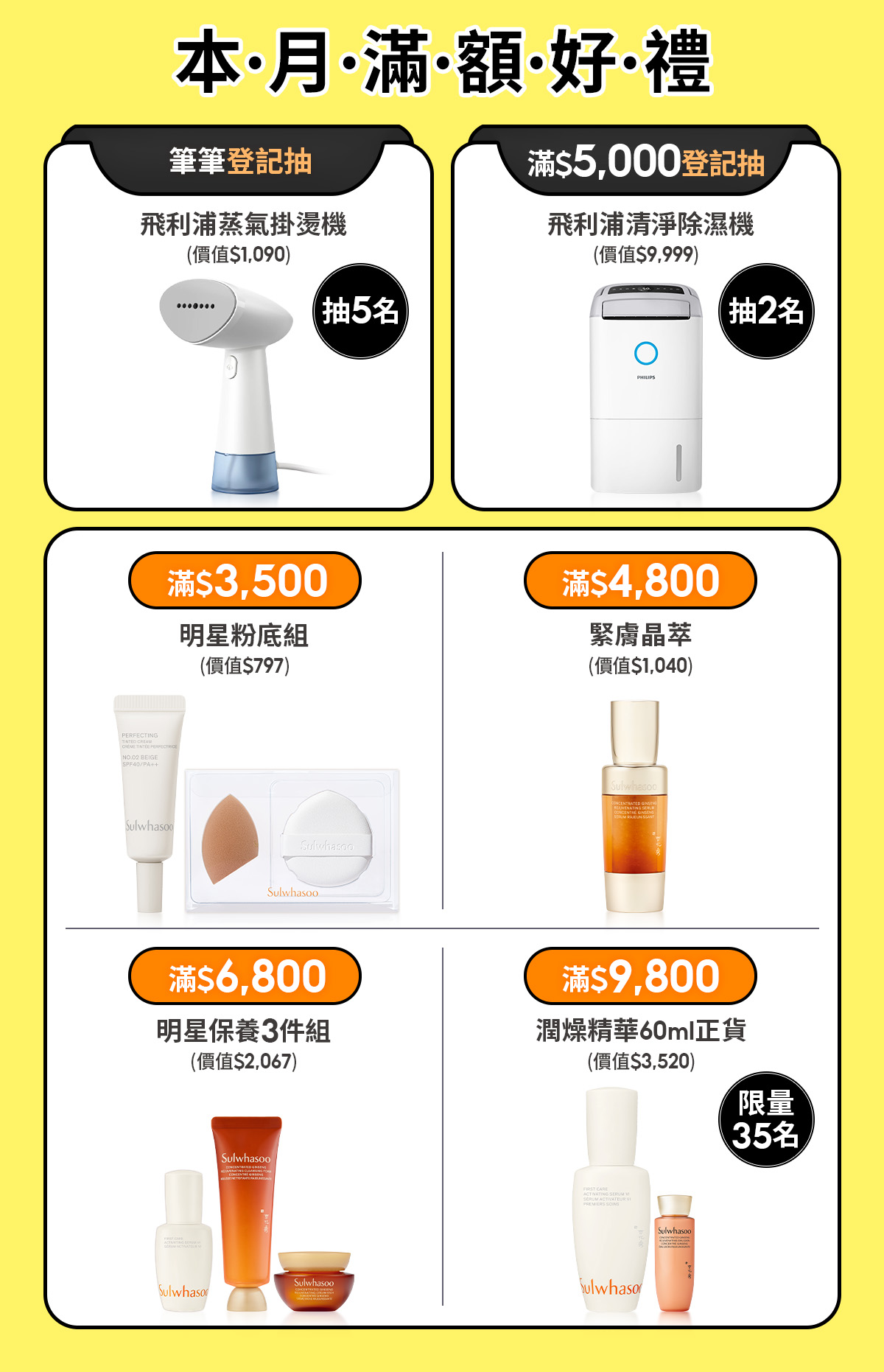 滿額贈