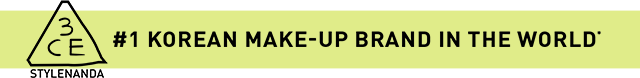 #1 KOREAN MAKE-UP BRAND IN THE WORLD*