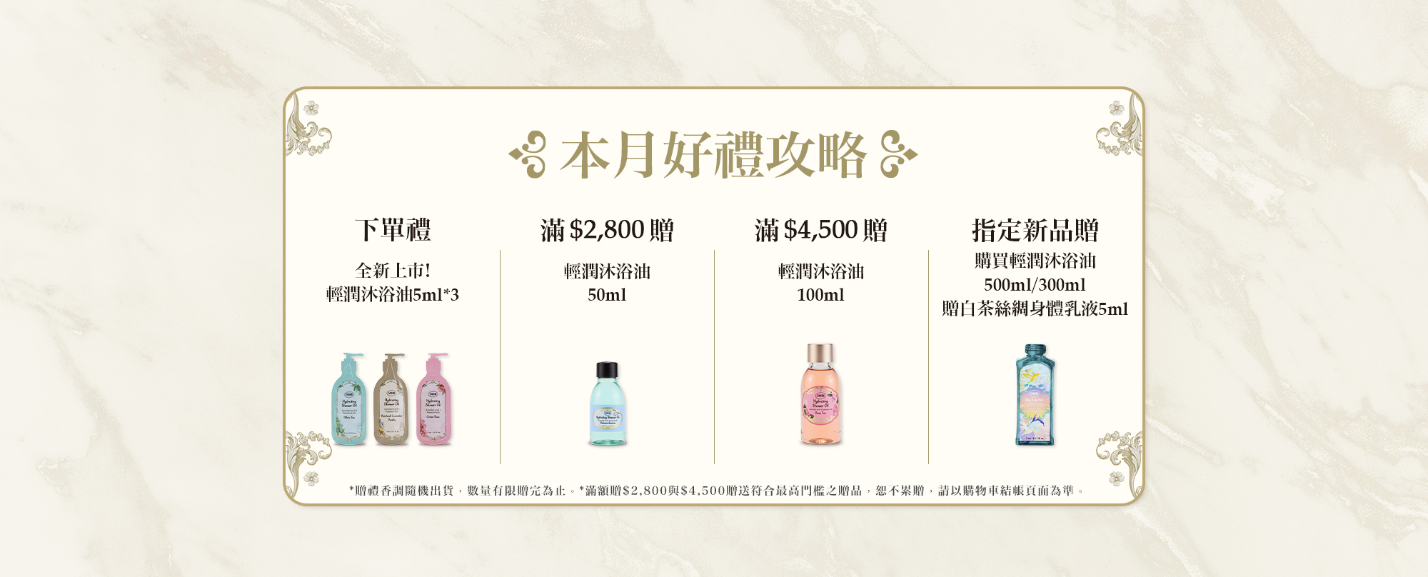 本月好禮攻略