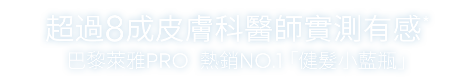 超過8成皮膚科醫師實測有感​