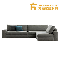 【YKSHOUSE】艾朵拉L型布沙發-獨立筒版(三色可選)