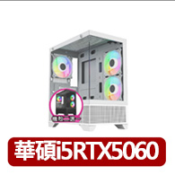 【華碩平台】i5十核GeForce RTX 5060{松雀鷹K58C}電競電腦(i5-14400F/B760/32G/1TB)