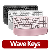 【Logitech 羅技】Wave Keys人體工學鍵盤