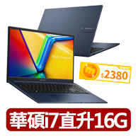 【ASUS 華碩】15.6吋i7輕薄筆電(VivoBook X1504VA/i7-1355U/16G/1TB SSD/W11)
