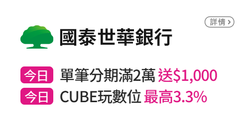 信用卡優惠