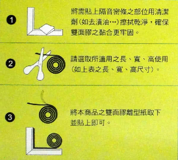 GENKI中空氣密防震隔音條 HA-103