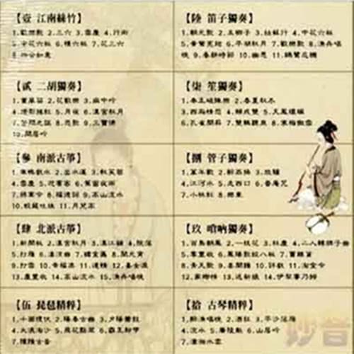 【中國傳統樂器】名家名曲(10CD)