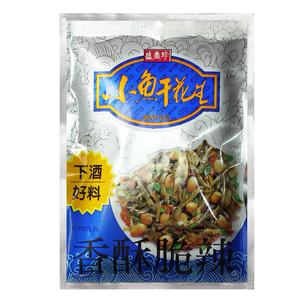 盛香珍 小魚干花生80g 約10小包入 Momo購物網