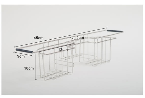 【樂活主義】不鏽鋼水槽洗碗精掛籃(-搶購)
