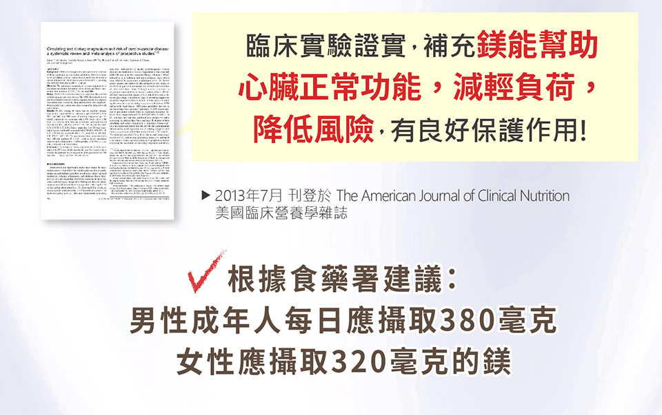 2013年7月 刊登於 The American Journal of Clinical Nutrition