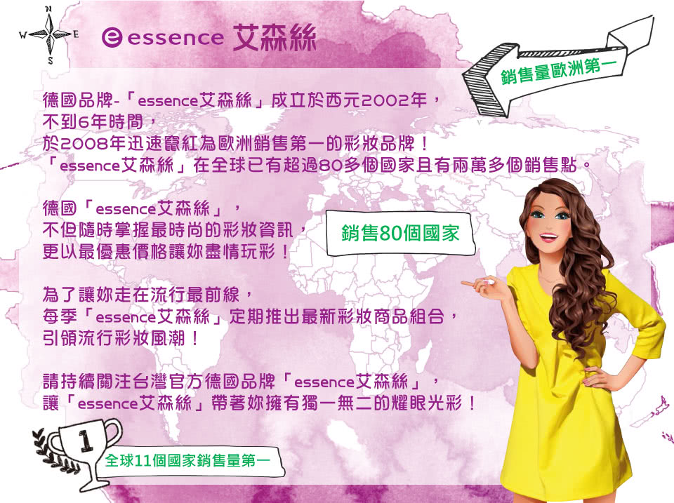 【essence 艾森絲】咖啡色染眉膏 01(染眉膏 / 棕色)