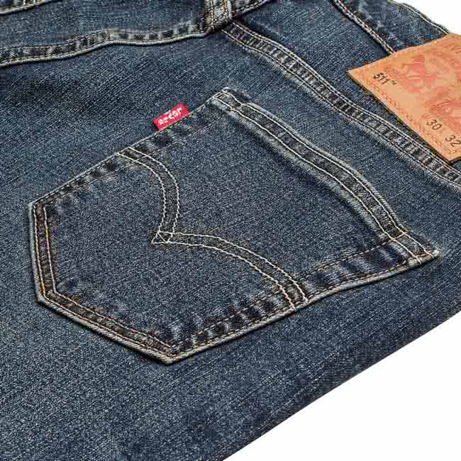 【Levis】511 修身窄管牛仔褲 / 彈性布料 / 街頭率性