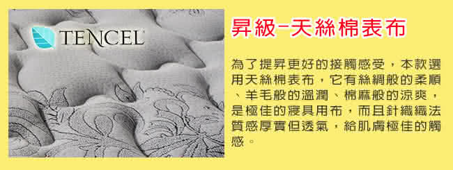 【Dazo得舒】天絲棉+竹炭紗針織布蜂巢式獨立筒床墊-雙人5尺(多支點系列)