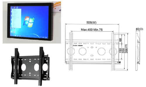 【Nextech】I系列 42吋-室外型 紅外線觸控螢幕-前防水-高亮度(前防水 高亮度)