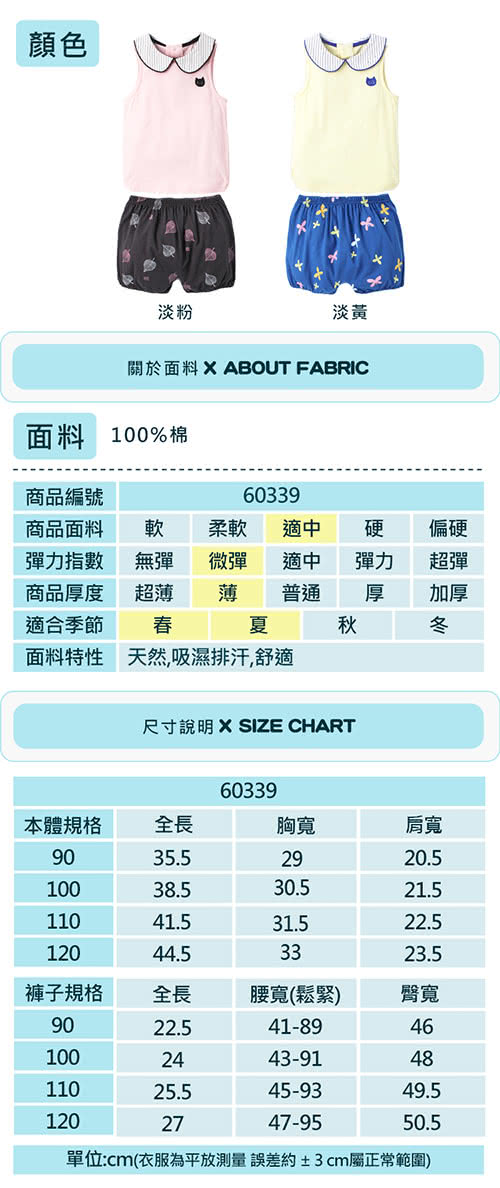 【baby童衣】貓咪圓領背心加短褲 兩件組 60339(共2色)