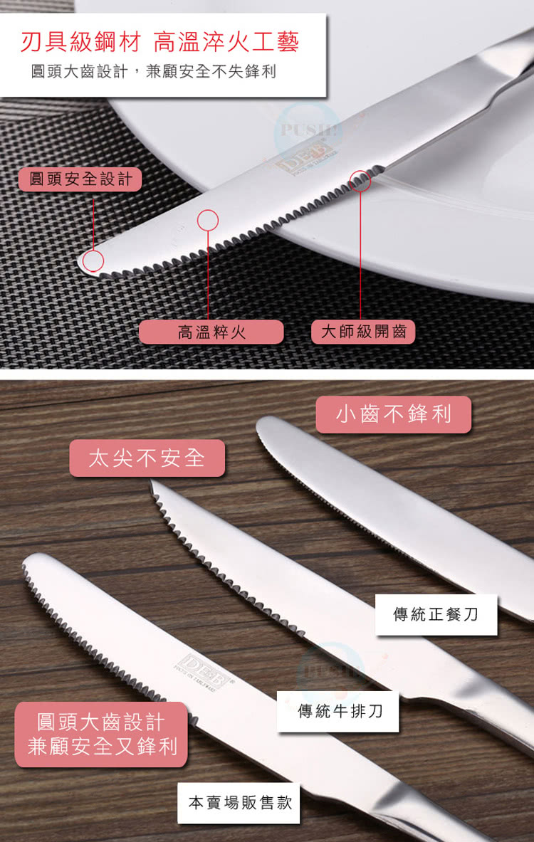 圓頭大齒設計,兼顧安全不失鋒利