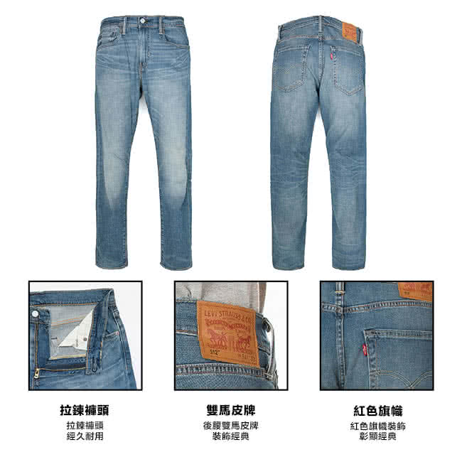 【Levis】512 低腰修身錐形牛仔褲 / SLIM TAPER / COOL JEANS