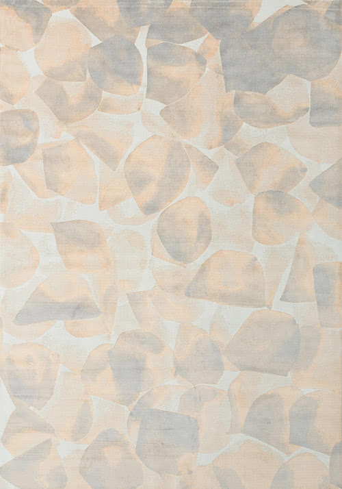 【Ambience】比利時 Aquarel 絲毯(石紋 68x110cm)