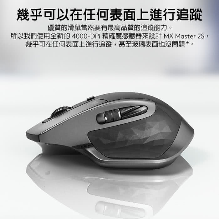 【Logitech 羅技】MX Master 2S 無線滑鼠