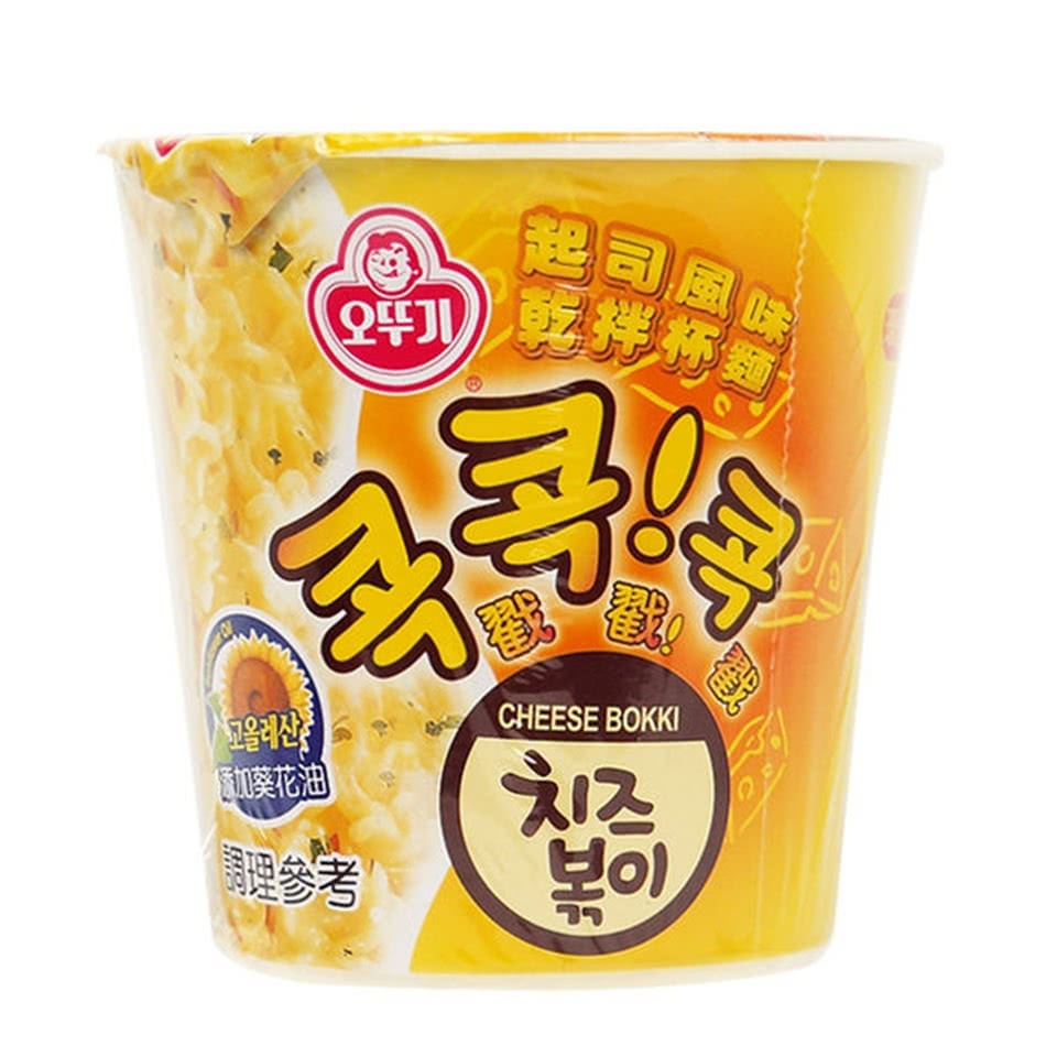 【韓國不倒翁OTTOGI】起司風味乾拌杯麵(55g)x3入