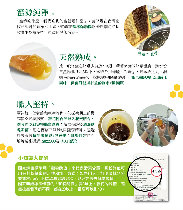 食在加分 天然熟成蜂蜜 玉桂蜜250g 天然結晶森林蜜 Momo購物網