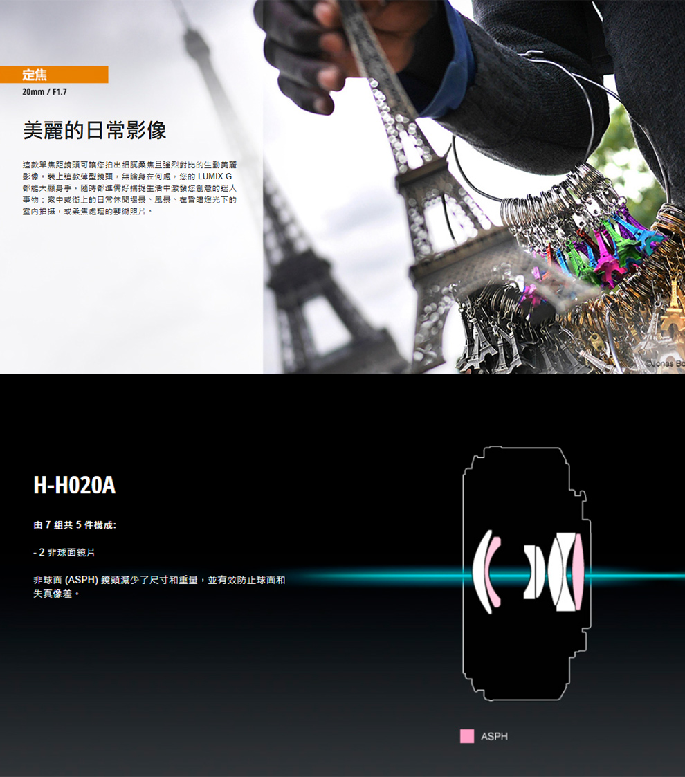 Panasonic國際牌 LUMIX 20mm F/1.7 II ASPH - 詳情2