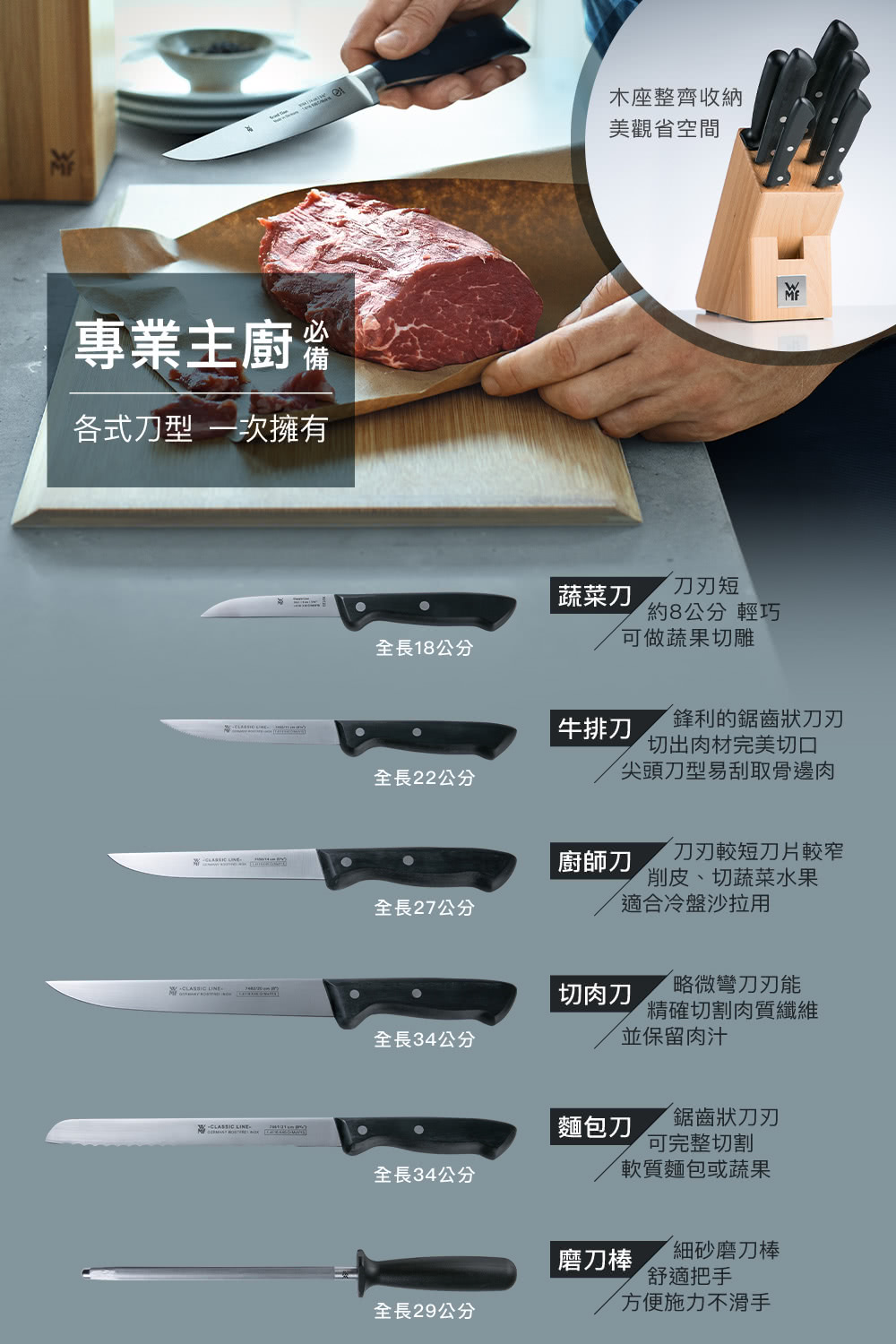 尖頭刀型易刮取骨邊肉