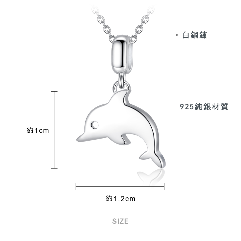 白鋼鍊 約1cm 925純銀材質 約1.2cm 