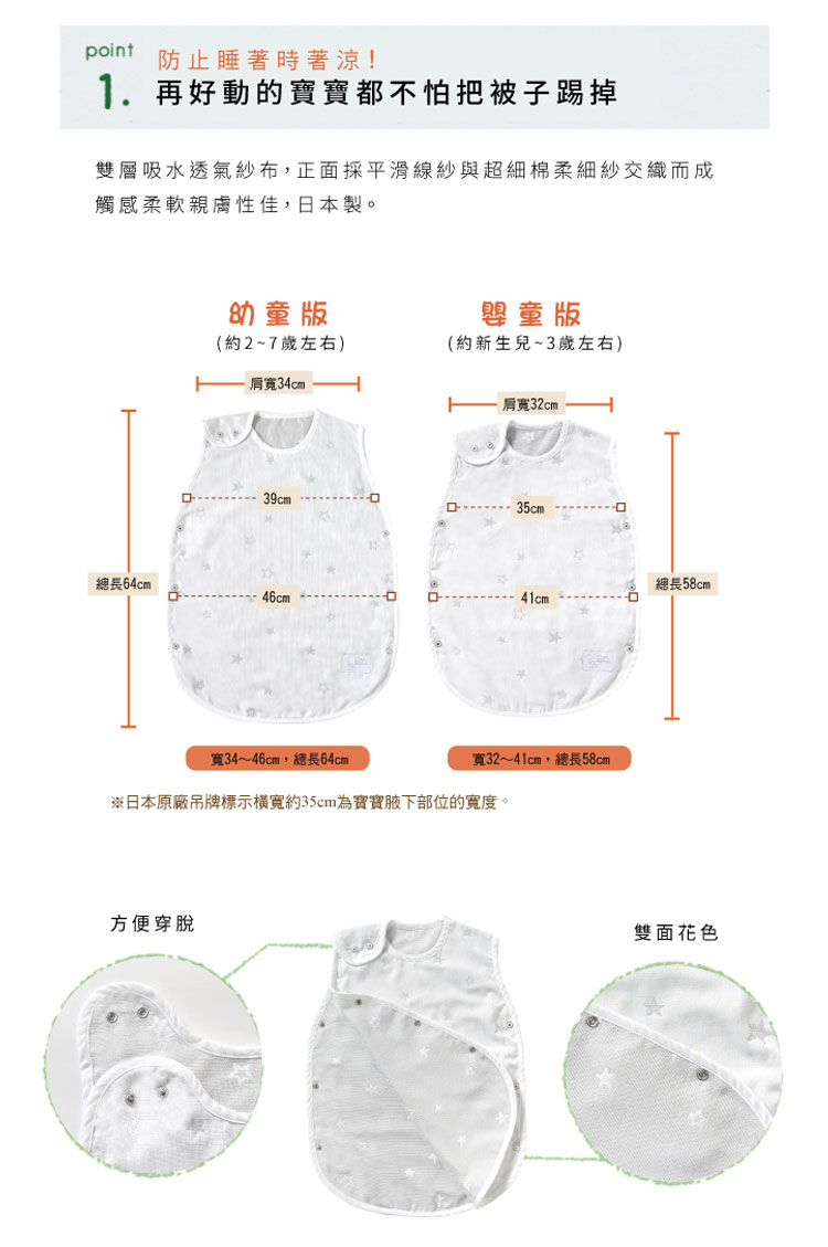 10mois 銀河星彩二層紗防踢被 幼童 白 Momo購物網