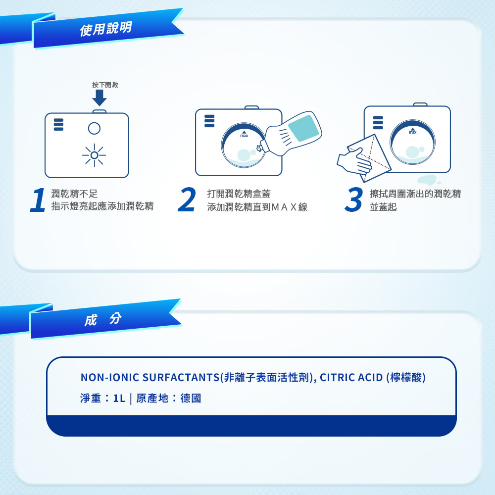 NONIONIC SURFACTANTS非離子表面活性劑, CITRIC ACID 檸檬酸