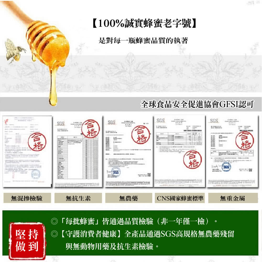 守護消費者健康全產品通過SGS高規格無農藥殘留