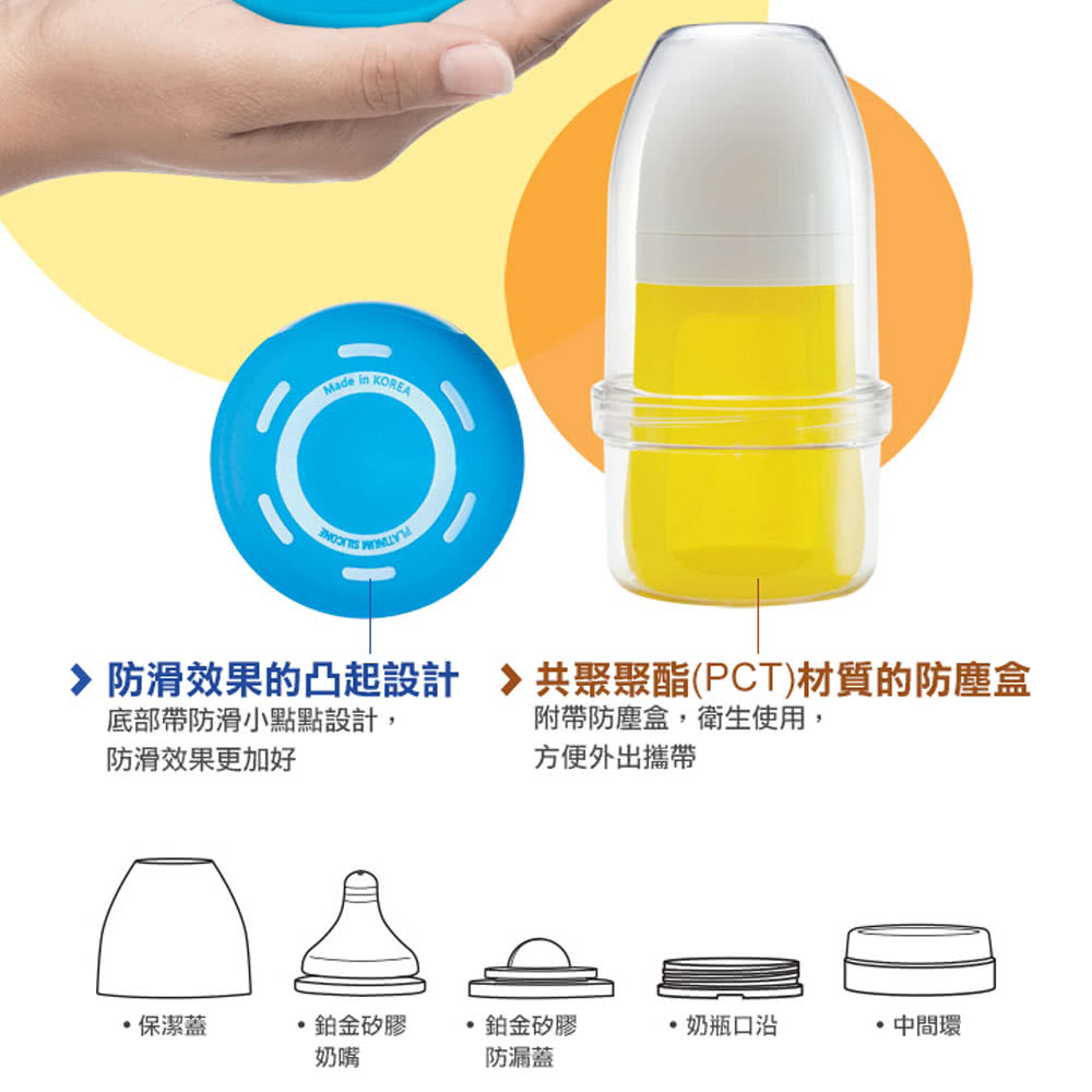 防滑效果的凸起設計 共聚聚酯PCT材質的防塵盒