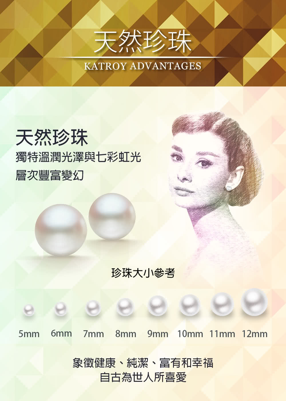 象徵健康、純潔、富有和幸福