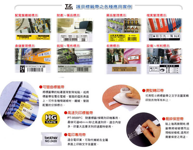 Brother Tze Fae3 燙印布質標籤帶12mm 粉紅布藍字 Momo購物網