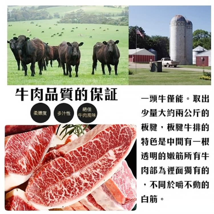 海肉管家 美國玫瑰牛prime嫩肩里肌牛排 10片 150g 片 Momo購物網